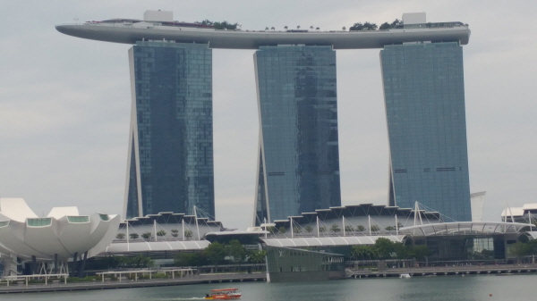 싱가포르 복합리조트 마리나베이샌즈 호텔 전경.(사진제공=제주뉴스DB)