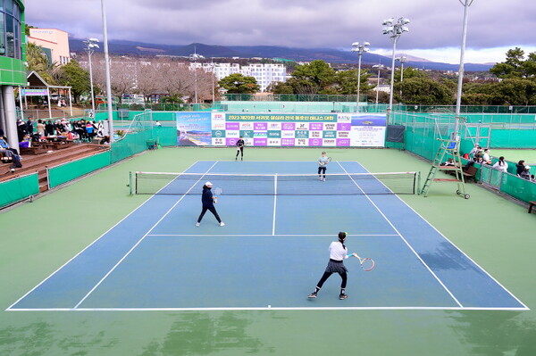 서귀포 칠십리 전국 동호인 테니스대회 모습.(사진제공=서귀포시)